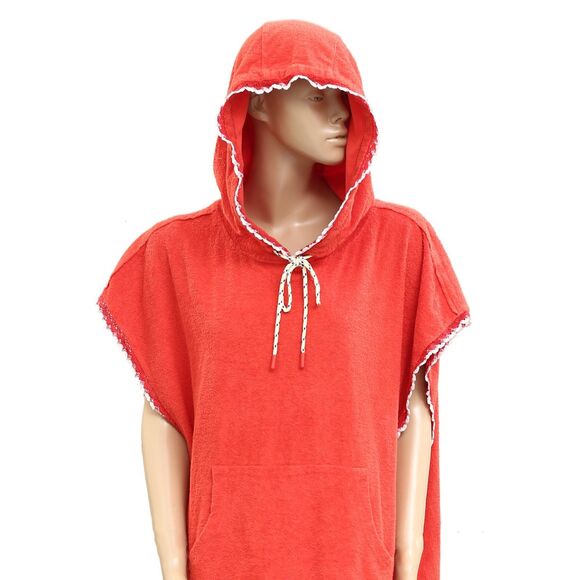 Free People FP Movement Kai Pullover Hoodie Dress Lace Slouchy Beach XL 280953 - Picture 7 of 10